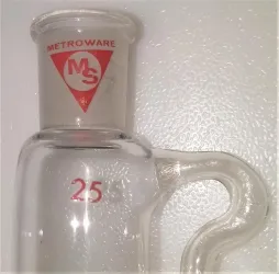 MetroWare 25mL Pressure-Equalizing Addition Funnel with Teflon Stopcock, 2 of 2