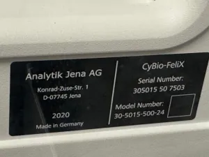 Analytik Jena CyBio FeliX UVP HEPA Automated Liquid Handling System with UV and HEPA Enclosure, 3 of 4