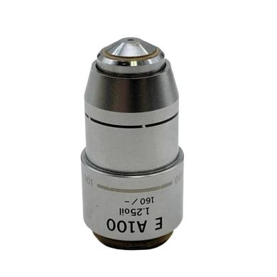 Olympus Microscope Objective Lens E A100 100x 1.25 Oil Immersion, 160/--cover