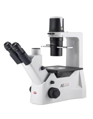 Motic AE2000 Binocular Inverted Microscope with PL PH 20X Objective-cover