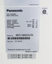 Panasonic MCO-19AICUV-PA CO2 Incubator with 170L Capacity and Precise Temp Control, 9 of 10