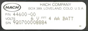 Hach ONE (44600-00) Conductivity-TDS Meter with Probe, 7 of 7