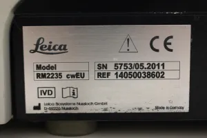 Leica RM2235 Rotary Microtome for Precision Tissue Sectioning, 2 of 2