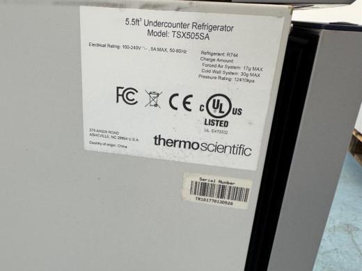 Thermo Scientific TSX Series TSX505SAS Undercounter Laboratory Refrigerator-cover