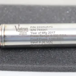 Viatran 222AUAYC Compact Pressure Transducer 0-500 PSIA Range, 5 of 7