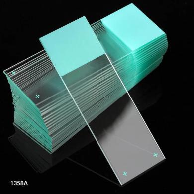 Globe Scientific Diamond® White Glass Charged Microscope Slides with 90° Corners, Model 1358W-cover