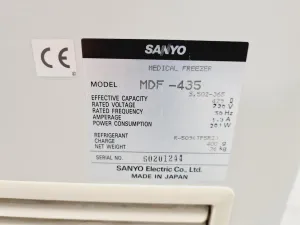 Sanyo MDF-435 Medical Freezer for Biomedical Sample Storage, 5 of 9