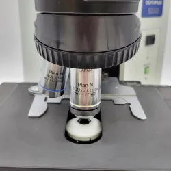 Olympus BX45 Compound Microscope with Tilting Binocular Head and 100x Oil Objective, 7 of 7