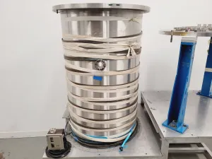 TEM Vacuum Chamber Parts 60cm Diameter, 98cm Height on Aluminium Bench, 6 of 17