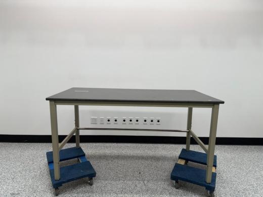 Global Industrial 6' Laboratory Bench with Durable Frame and Solid Work Surface-cover