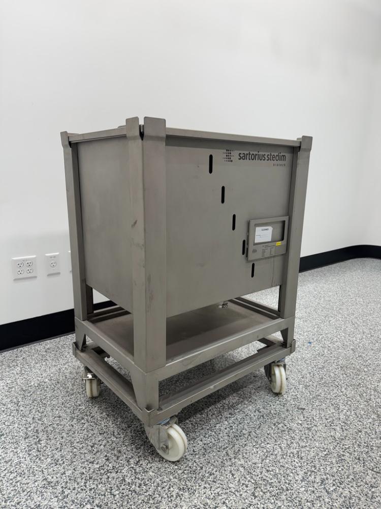 Sartorius Stedim Palletank 200L Stainless Steel Mobile Storage Container