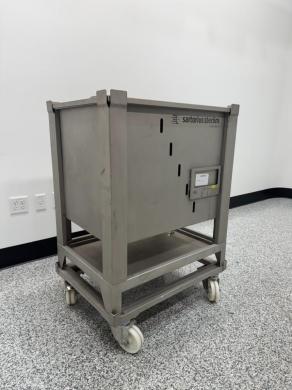 Sartorius Stedim Palletank 200L Stainless Steel Mobile Storage Container-cover