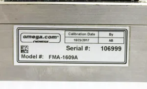 Omega FMA-1609A /M-50SLPM-D Laboratory Gas Flow Meter System, 11 of 12