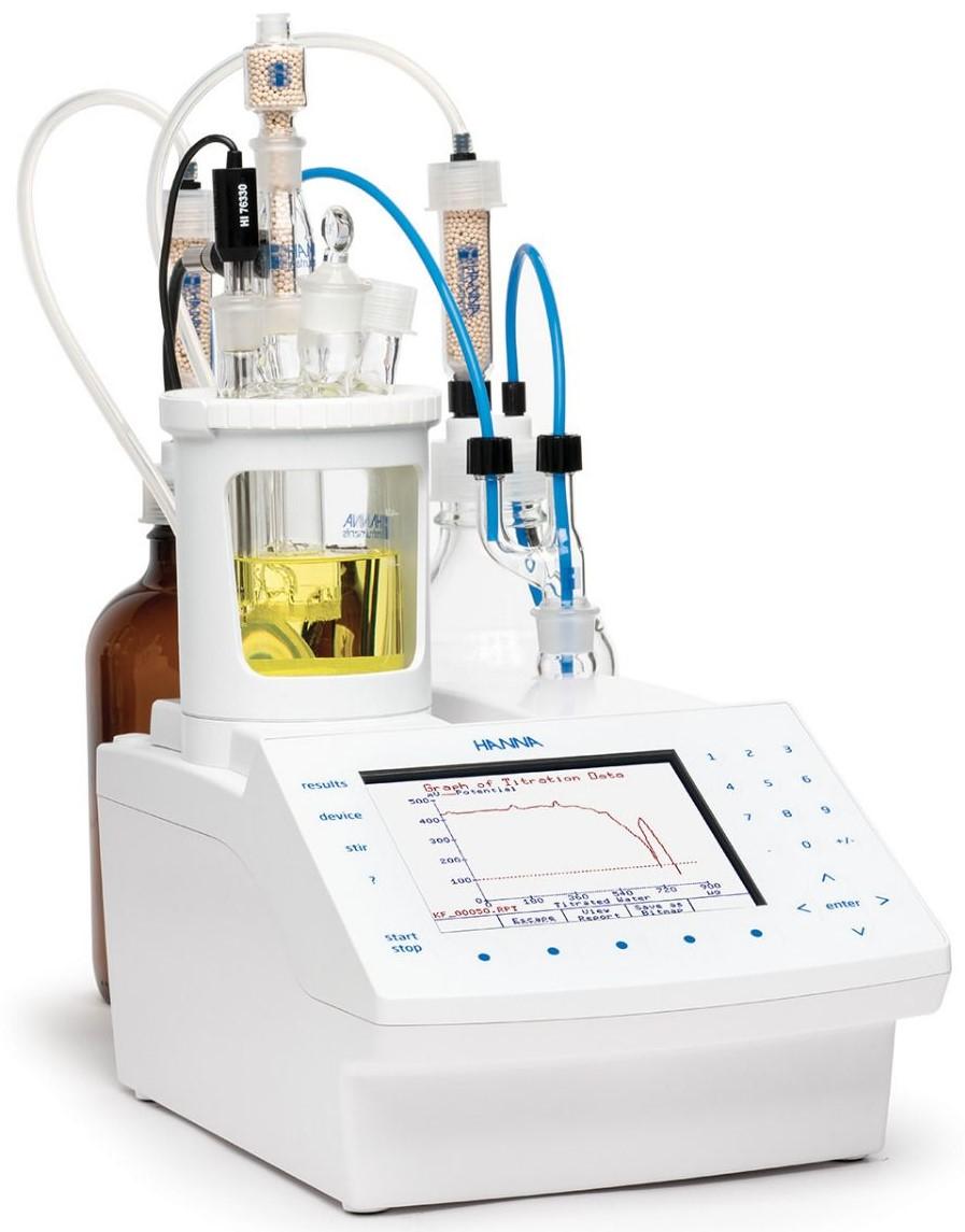 Hanna HI 934D Karl Fischer Coulometric Titrator with Diaphragm