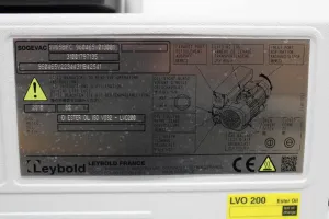 Leybold SV65BIFC Oil-Sealed Laboratory Vacuum Pump, Compact, Low Noise, 230V 50/60Hz, 5 of 9
