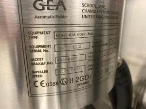 GEA PharmaConnect Granulator for Pharmaceutical Batch Processing, 3 of 4