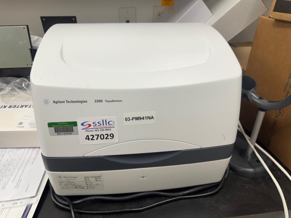 Agilent 2200 TapeStation Automated Electrophoresis System for Nucleic Acid QC