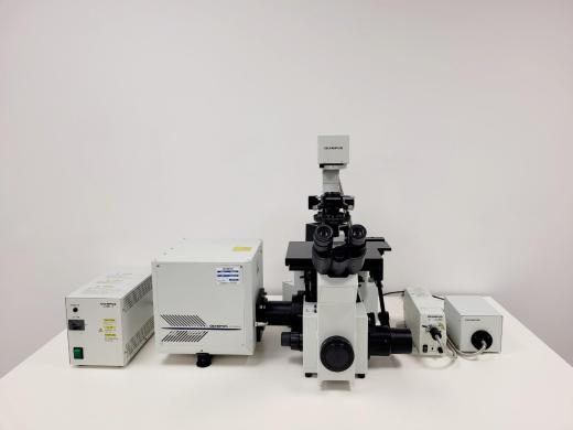 Olympus IX-70 Inverted Microscope with Fluoview FV-500 Confocal Imaging System-cover