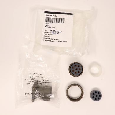 ITT Cannon MS3106E22-23SW 8-Position Circular Female Solder Cup Connector-cover