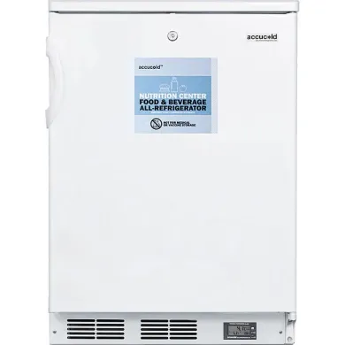 Accucold FF6LWBI7NZ 5.5 Cu.Ft. Laboratory All-Refrigerator with Digital Temperature Display and Solid Door