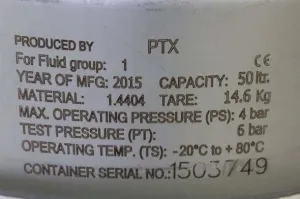 PTX Stainless Steel Liquid Barrel, 3 of 3