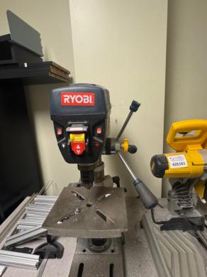 Ryobi Drill Press with Adjustable Worktable and 1/3 HP Motor for Precision Drilling-cover