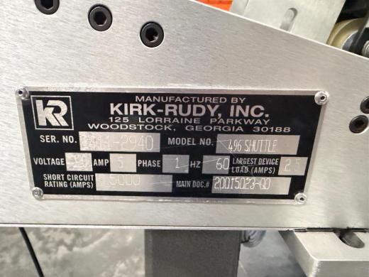 Kirk Rudy 496 Shuttle Conveyor Belt-cover