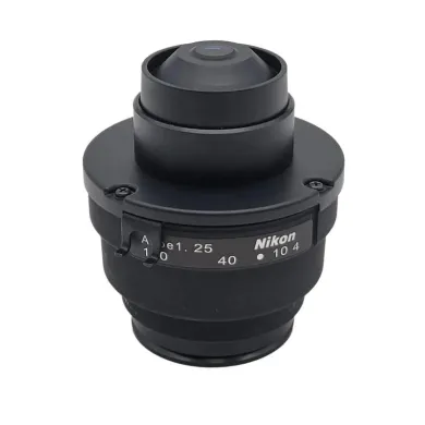Nikon Abbe 1.25 Microscope Condenser with Daylight Blue Filter for E200