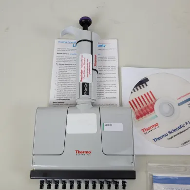Thermo Scientific F1-ClipTip 12-Channel Bluetooth Pipette for 30-850 μL volume range