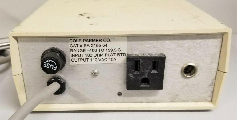 Cole-Parmer BA-2155-54 Temperature Controller-cover
