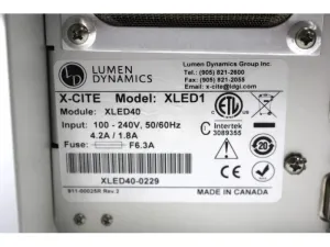 Lumen Dynamics X-Cite XLED1 Multi-Triggering LED Fluorescence Illumination System, 7 of 20