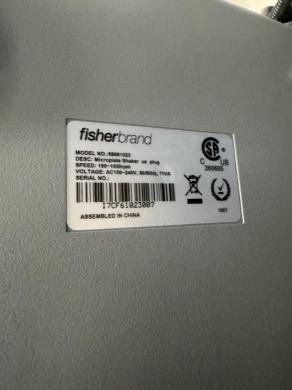 Thermo Fisher Scientific Fisherbrand Microplate Shaker Model 88881023-cover