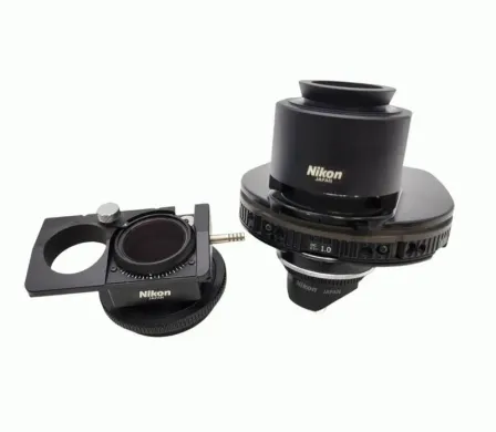 Nikon Tissue Culture Dry DIC Microscope Condenser with Polarizer and 5-Position Turret