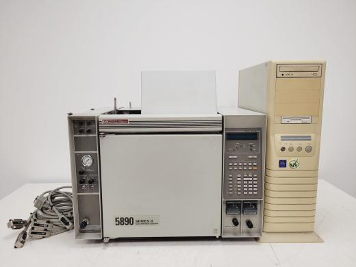 Hewlett Packard 5890 Series II Gas Chromatograph Lab-cover