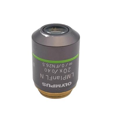 Olympus Microscope Objective LMPlanFL N 20x / 0.40 Metallurgical-cover