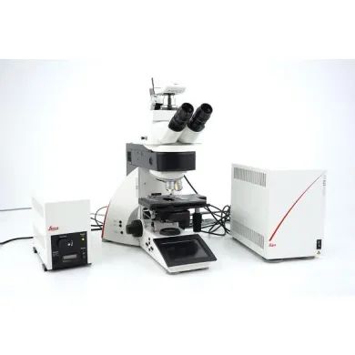 Leica DM5500 B Fluorescence Microscope with TX2 Filter Cube and 10x–63x Objectives