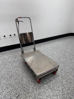 Global Industrial Stainless Steel Mobile Lift Table-cover