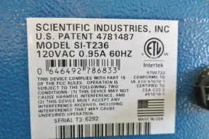 Scientific Industries Vortex Genie 2 Benchtop Vortex Mixer with Variable Speed and Timer, 10 of 10