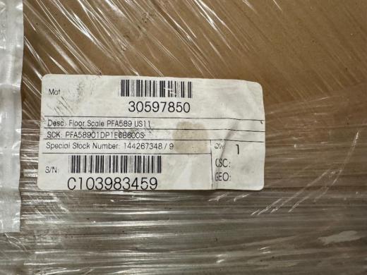 Mettler Toledo PFA589 Floor Scale for Industrial Precision Weighing-cover