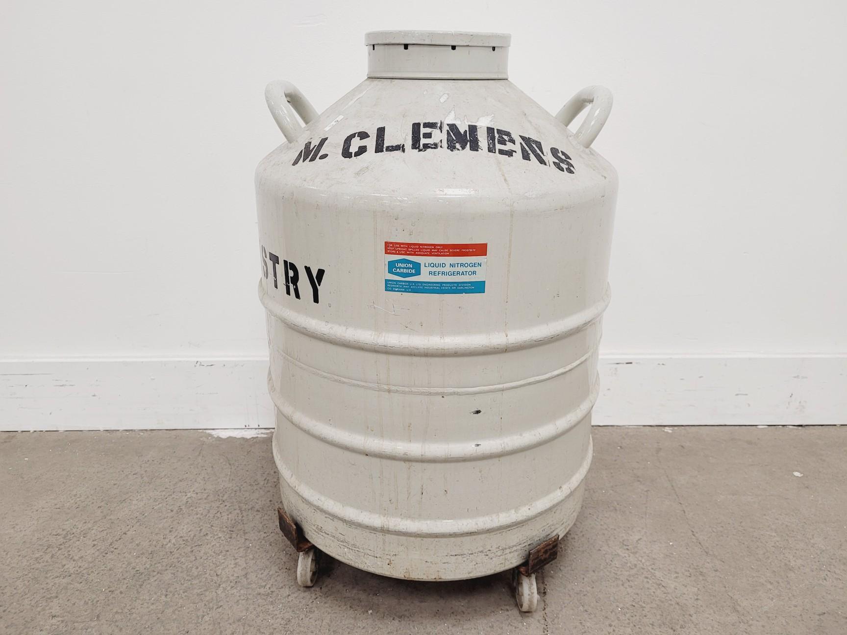 Union Carbide Liquid Nitrogen Refrigerator for Cryogenic Storage