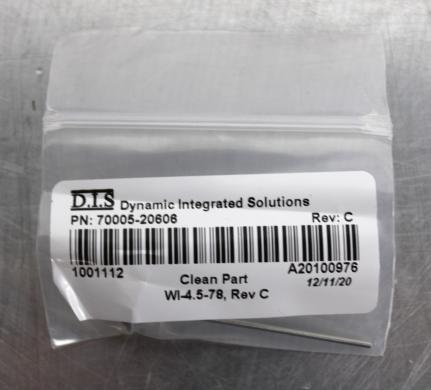 D.I.S. Ion Transfer Tube Model 70005-20606 for Mass Spectrometry Systems-cover