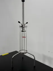 Cytiva 18110301 100/500 Preparative Glass Chromatography Column with Adjustable Valve and Tripod Stand, 3 of 4