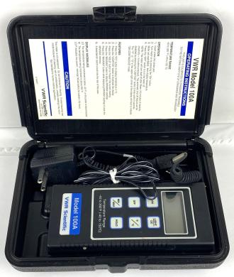 VWR 100A Digital Thermometer with Probe and USB Connectivity-cover