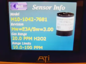ATI Portasens III D16 Gas Leak Detector Kit with H2O2 Sensor, 17 of 35