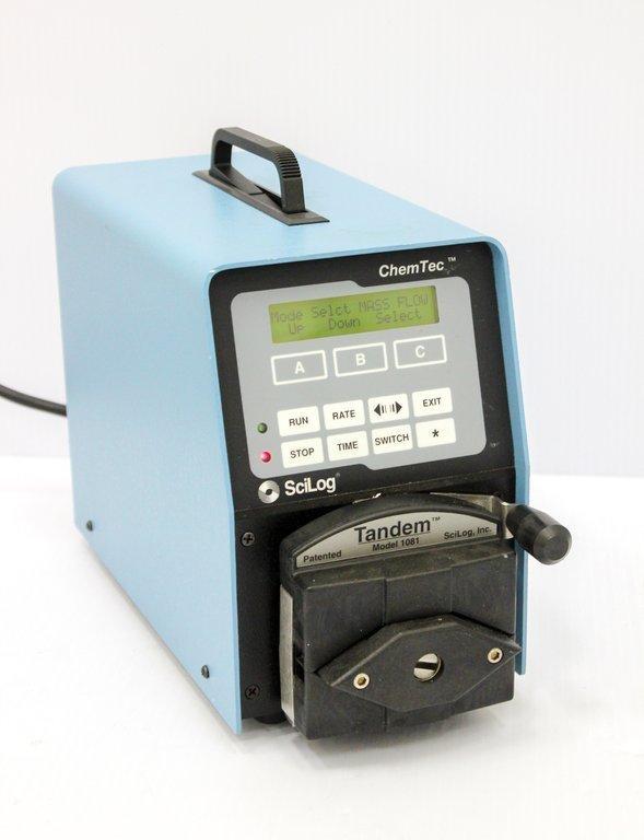 SciLog ChemTec Tandem Model 1081 Peristaltic Metering Pump for Bioreactor Feeding