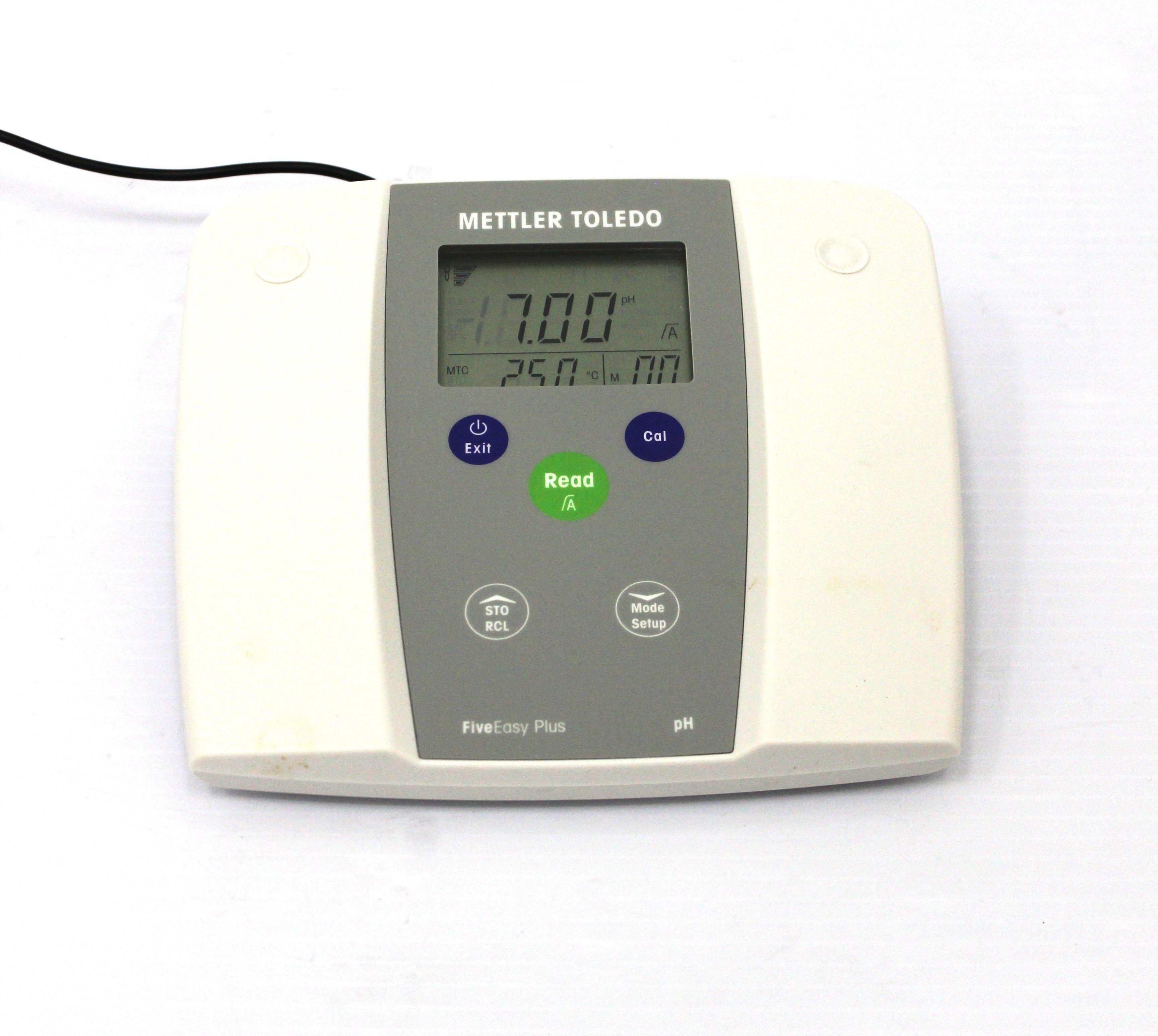 Mettler Toledo FiveEasy Plus FEP20 Benchtop pH and mV Meter with RS232 Interface and Calibration