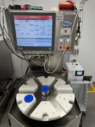 Pall iCELLis 500+ Single-Use Bioreactor Control System with Lauda RP 240 E Temperature Chiller, 2 of 4