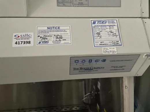 Baker SterilGARD III Advance SG603 Class II Type A2 Biosafety Cabinet with HEPA Filtration and UV Light