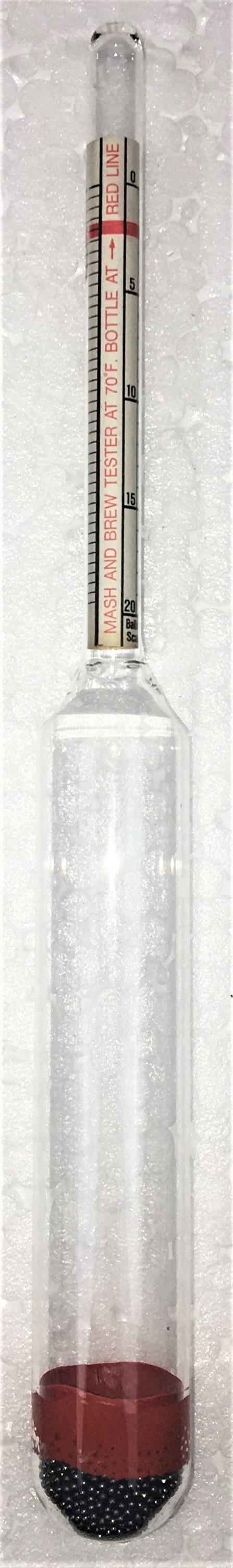 Triple Scale Brewing Hydrometer (1.000 to 1.080)