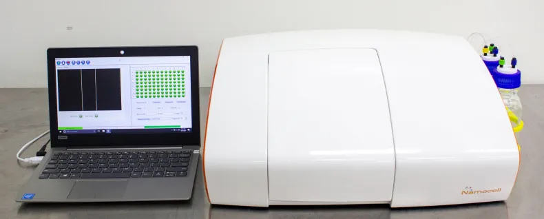 Namocell Hana Single Cell Dispenser NI004 with Proprietary Microfluidics and Flow Cytometry Integration